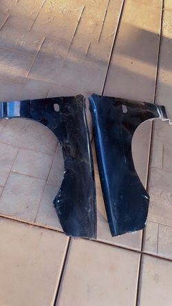 Pair of Black Car Fenders JDM