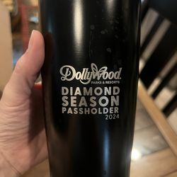 Dollywood Theme Park Tennessee 2024 Season Diamond Tumbler