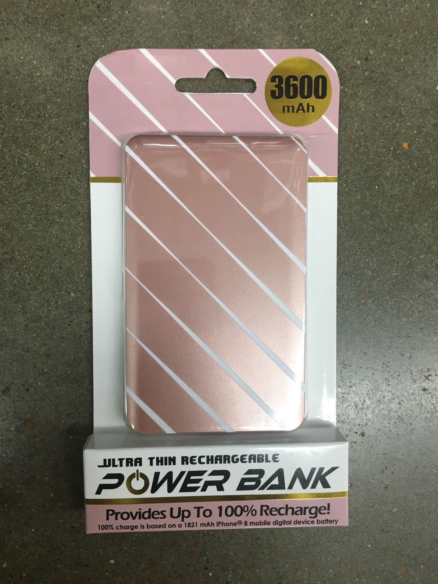 NWT ultra think rechargeable power bank