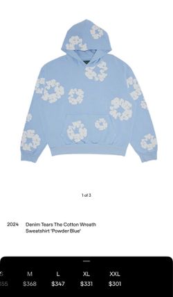 Denim Tears Hoodie Powder Blue