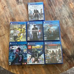 PS4 Games $20 To $25 Each