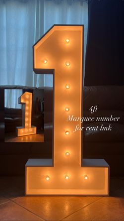 Marquee Number