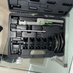 HVAC pipe bending and swaging tool kit