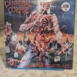 Cannibal Corpse - Eaten Back To Life (Clear W/ Red Bloodshot Colored Vinyl) (1990/2016 Reissue)