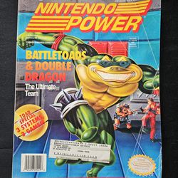 Nintendo Power Volume 49 - Battletoads & Double Dragon + Poster & Cards