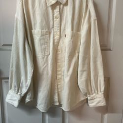Levi's Off White Long Sleeve Button Up 