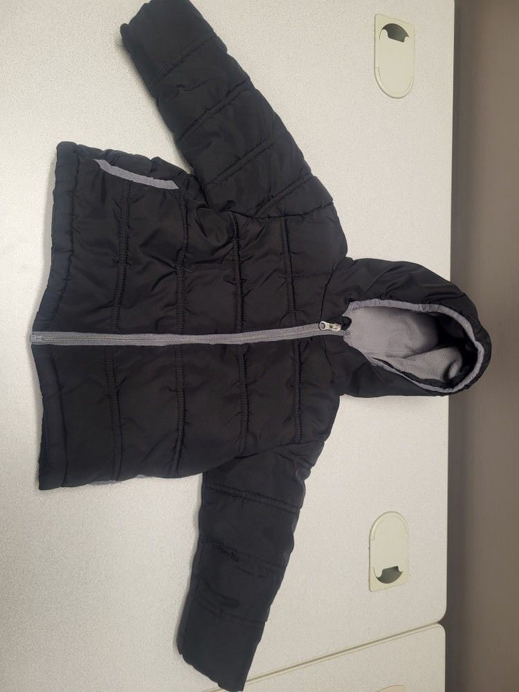 Boys 18 months Unknown brand black winter coat