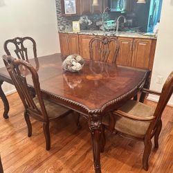 Dining Table Set Of  6 And 2 Sofas 