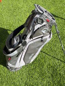 Honma Golf Stand Bag | 6-Way Top | Gray Black | Dual Strap