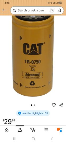 cat fuel filter