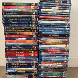 Lot of Disney blu-rays and dvds