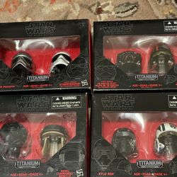Star Wars Black series Titanium Helmets