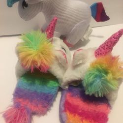 Unicorn 🦄 Plushy And Slippers