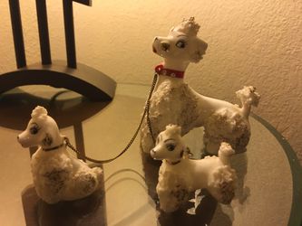 Vintage Lipper & Mann Spaghetti Poodle Dogs