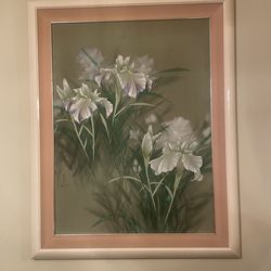 David Lee Painting on silk 50x40