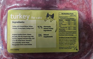 Raw (frozen) Cat Food