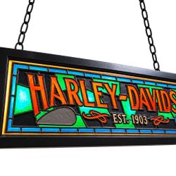 Harley Davidson billiard bar hanging light
