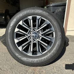 20”Toyota Land Cruiser (5 Wheels) Tundra Sequoia Wheels Rims Rines And Tires Wheels