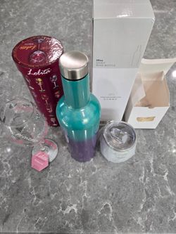 Lolita Wine Bottle and Glass Set