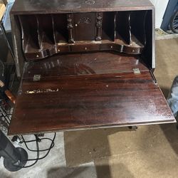 Wooden Secretary Desk