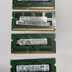 8 GB Memory’s Ram DDR3 -10600 For Laptop
