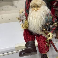Large 2 foot seated Santa