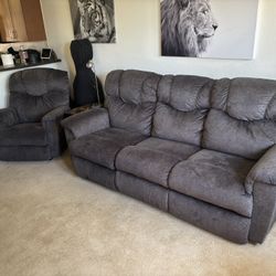 La Z Boy Recliner Sofa And Chair