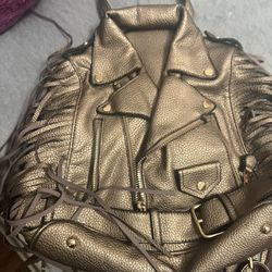 Leather Jacket Backpack