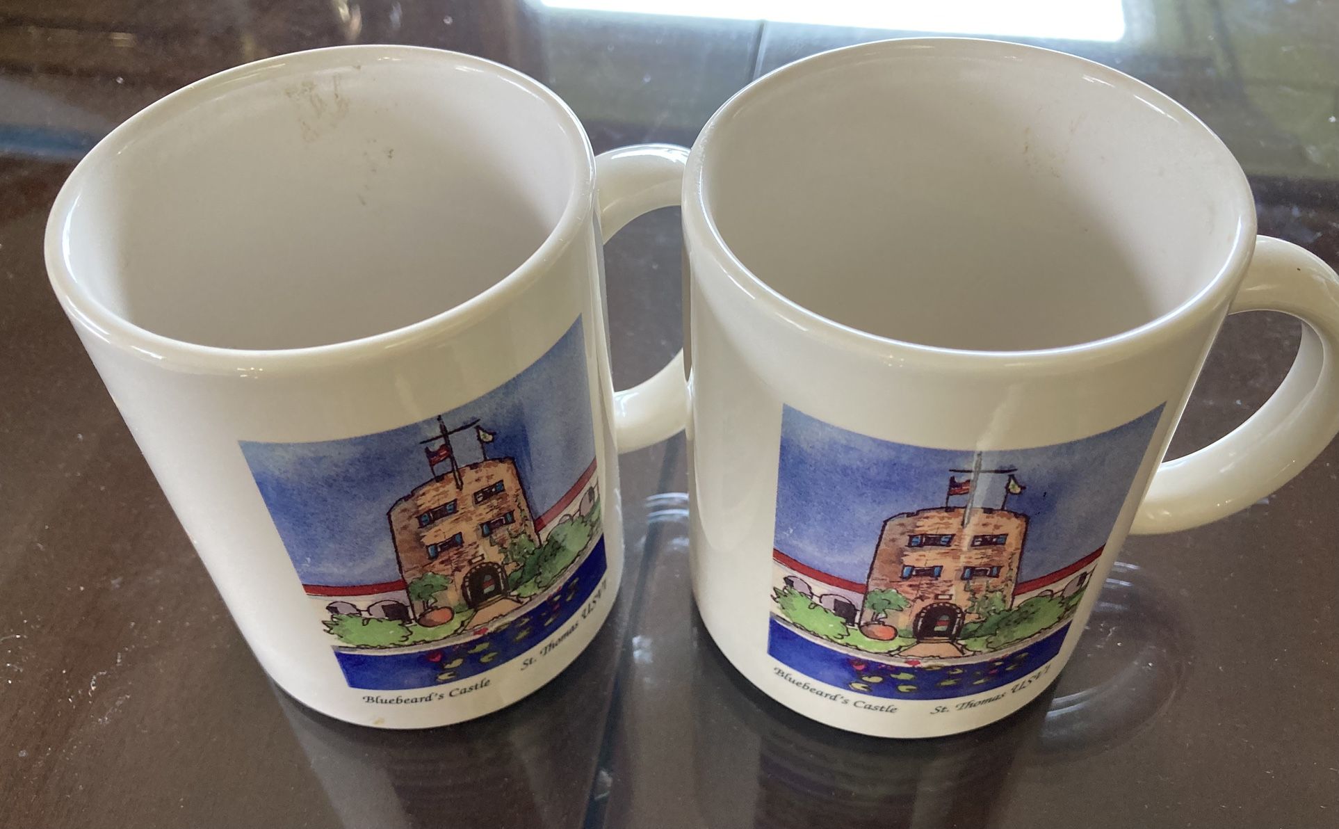 Famous Bluebeard’s Castle 2 Mugs, St. Thomas USVI