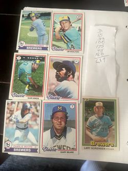 7  1970 s Topps baseball cards