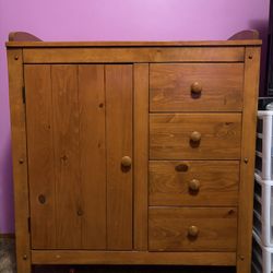Solid Wood Baby Changing Dresser