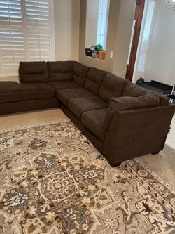 Brown Sectional 