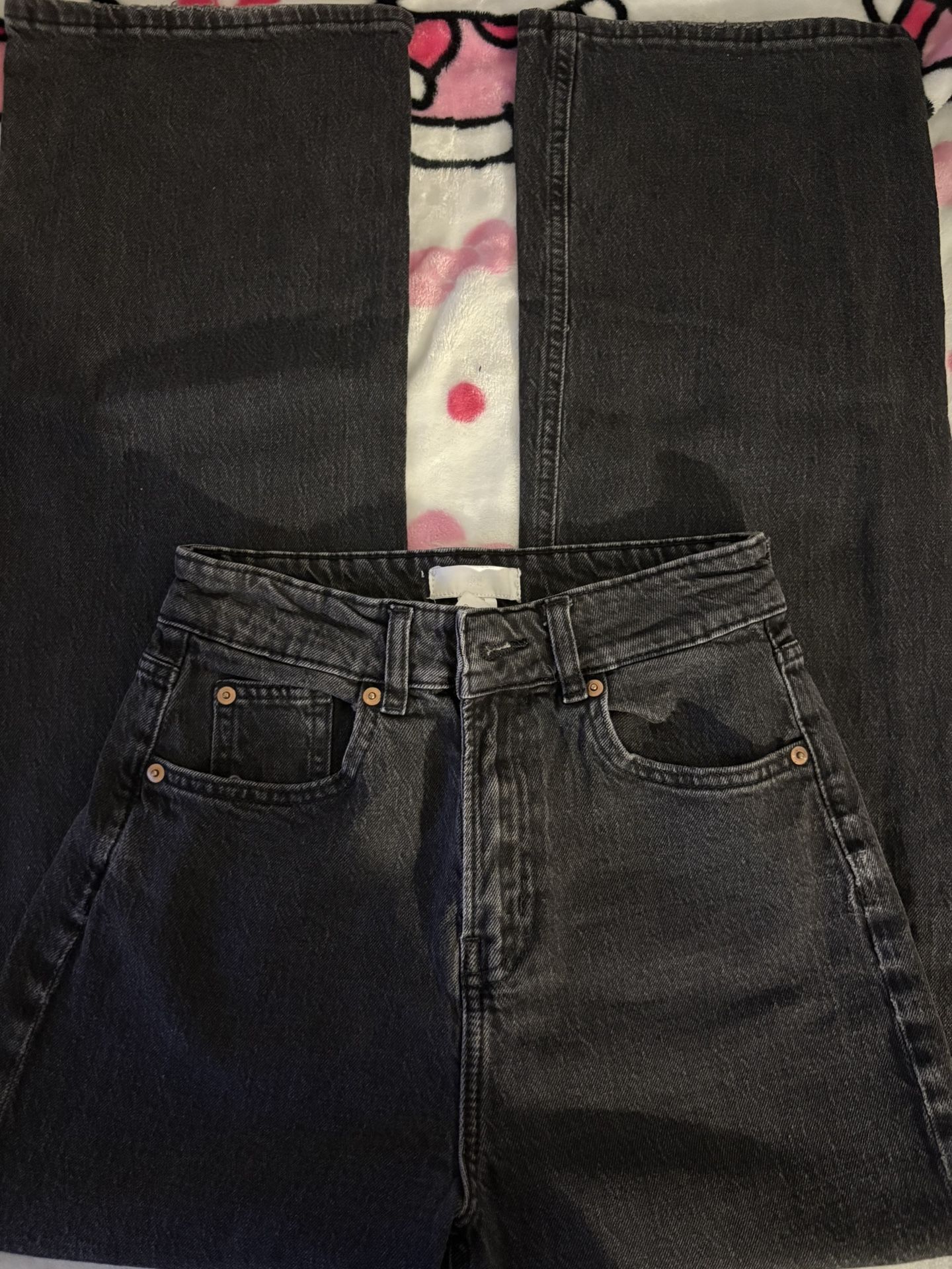 high rise jeans