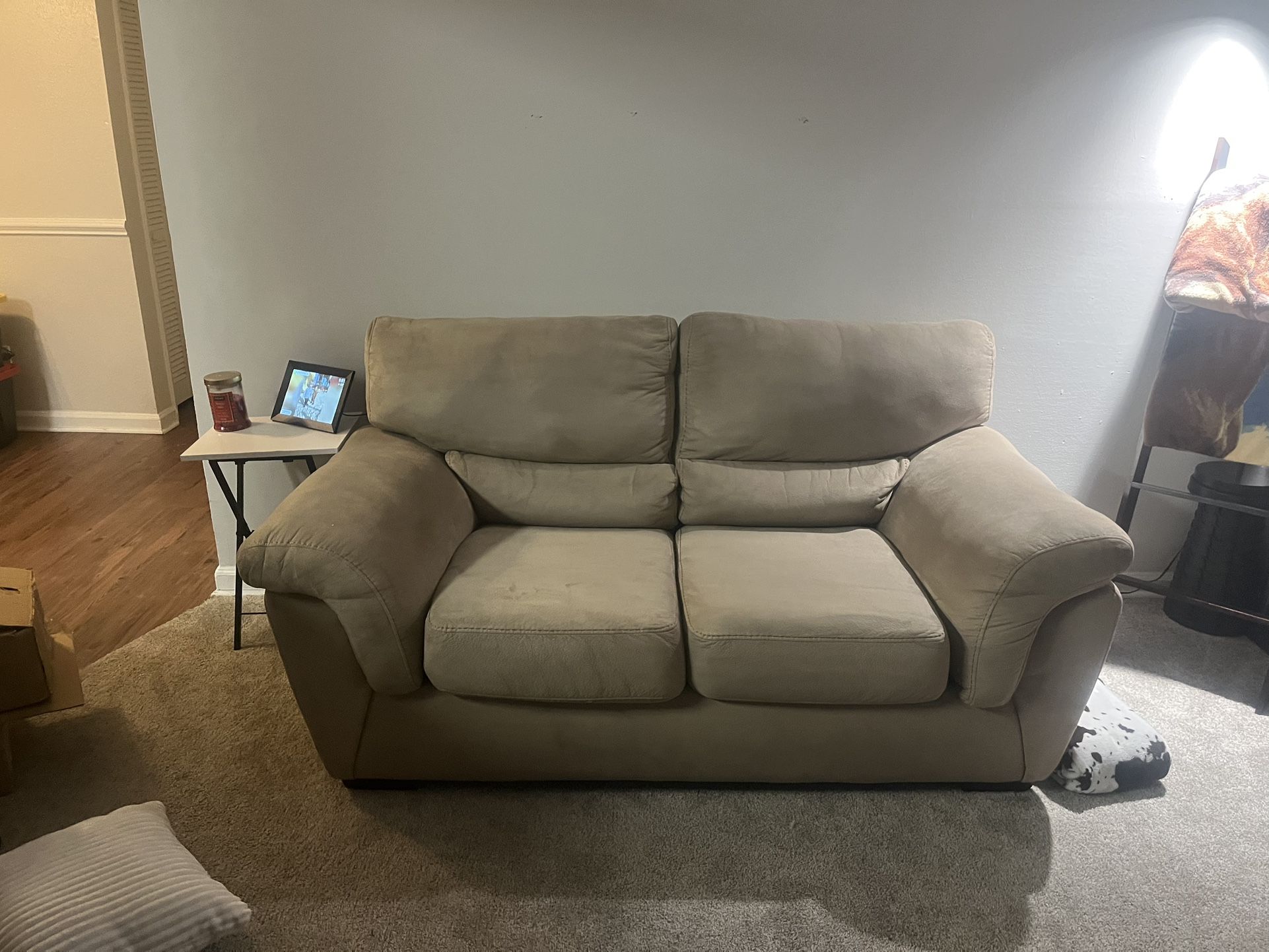 Beige couches