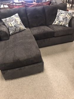 Beautiful chocolate couch sectional!