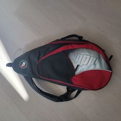 Prince 2 Racket Tennis Bag Racquet Holder Shoulder Strap Red And Black