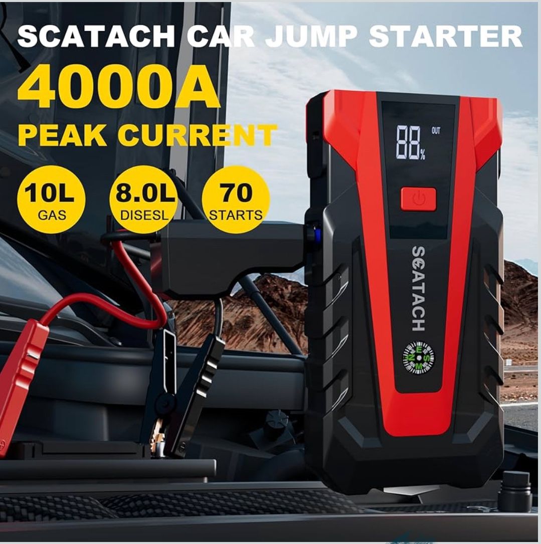 4000A 12V Jump starter