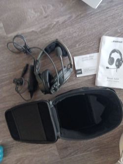Bose A20 Aviation Headset with Bluetooth n conventional control module
