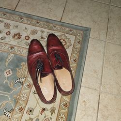 Paul Evans Oxblood Oxfords Shoes 12 (Fits  13)