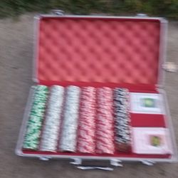 !! Poker Chip Set Firm Price 