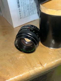 Rare Vintage Auto Chinon 55mm f/1.4 Lens (M42 Mount) - Sharp & Fast