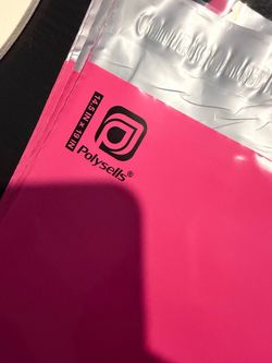 Pink Poly Mailers – Approx. 80 pcs – 14.5” x 19”
