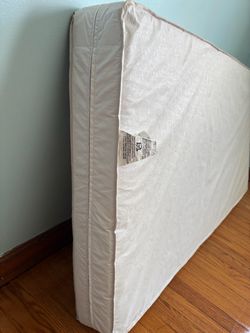 White Mattress with Floral Quilted Cover