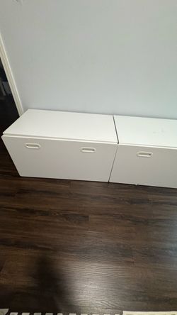 2 large toy chest drawers