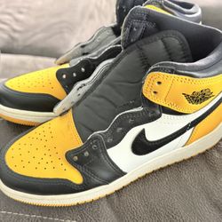 Jordans Black And Yellow 