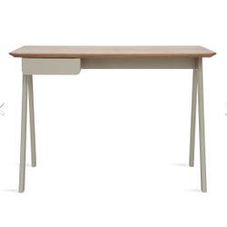 PENDING-Blu Dot Stash Desk – Walnut / Grey