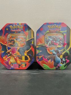 Pokemon Mega Charizard X&Y Tins