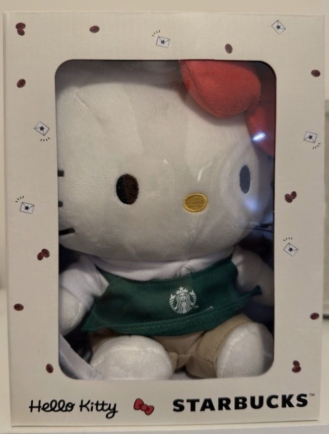 Hello Kitty X Starbucks Collab Plushie