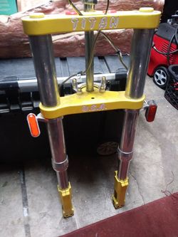Titan harley wide glide inverted front end
