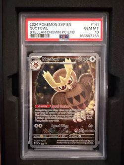 PSA 10 Noctowl SVP #141 Stellar Crown PC